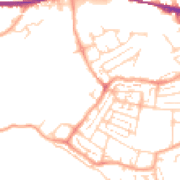 Daytime road noise heatmap for DA10 0DH