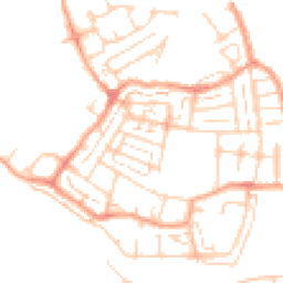 Daytime road noise heatmap for DA10 0DS