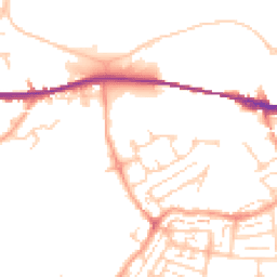 Daytime road noise heatmap for DA10 0LB