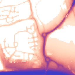 Daytime road noise heatmap for DA10 1AR