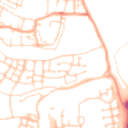 Daytime road noise heatmap for DA10 1BB