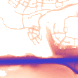 Daytime road noise heatmap for DA10 1DH