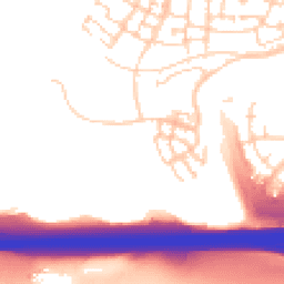 Daytime road noise heatmap for DA10 1ER