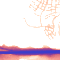 Daytime road noise heatmap for DA10 1ES