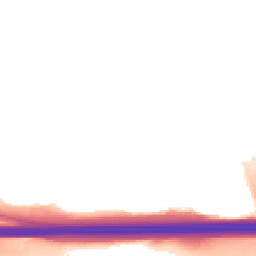 Night-time road noise heatmap for DA10 1ET