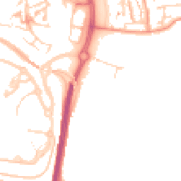 Daytime road noise heatmap for DA10 1GA