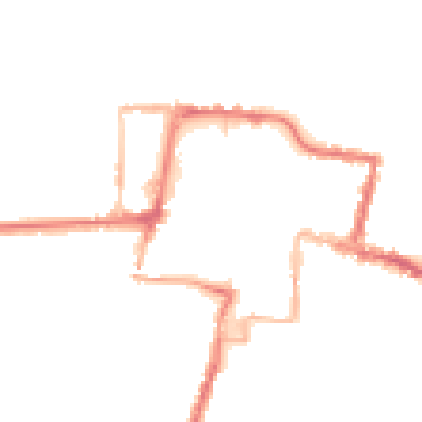 Night-time road noise heatmap for DA11 0AA
