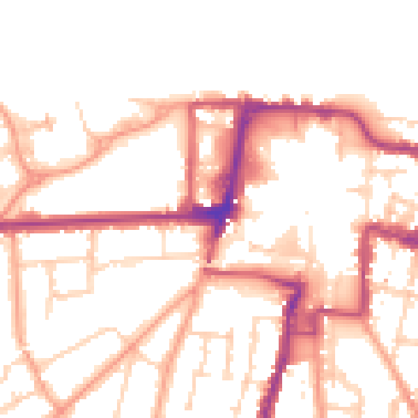 Daytime road noise heatmap for DA11 0AD