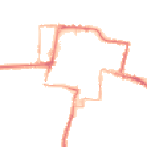 Night-time road noise heatmap for DA11 0AU