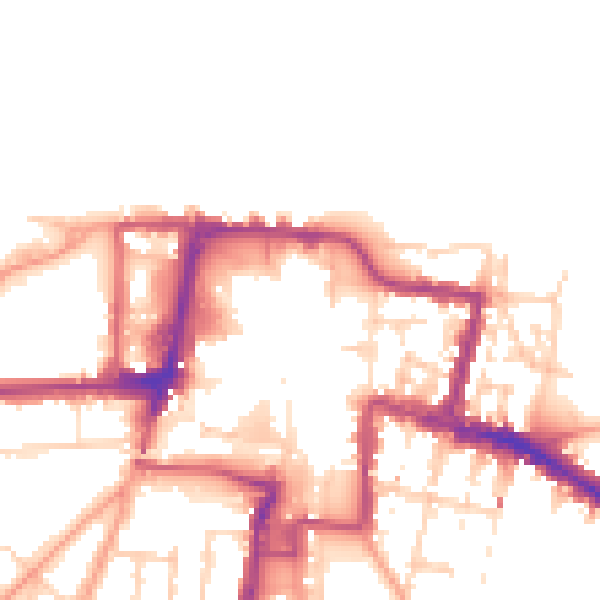 Daytime road noise heatmap for DA11 0BB