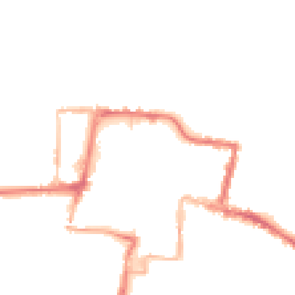 Night-time road noise heatmap for DA11 0BB