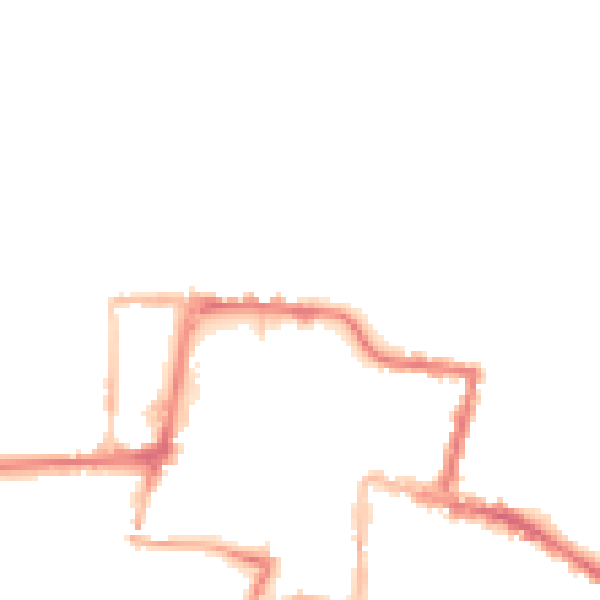 Night-time road noise heatmap for DA11 0BJ