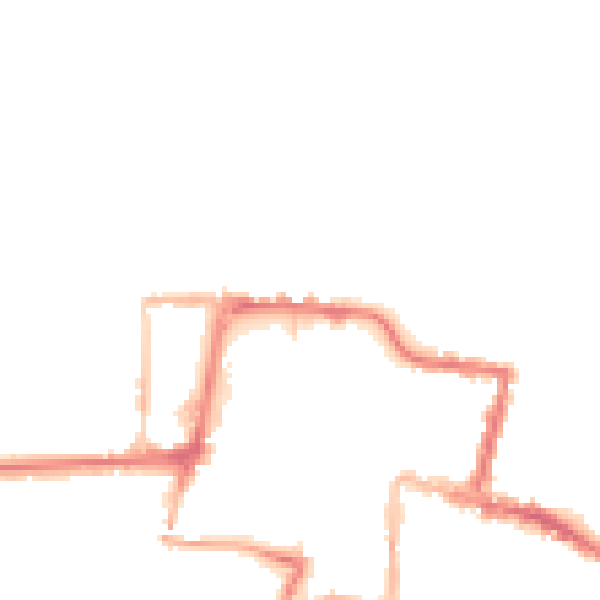 Night-time road noise heatmap for DA11 0BL