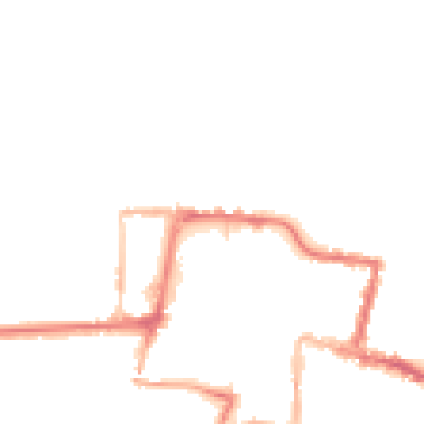 Night-time road noise heatmap for DA11 0BT