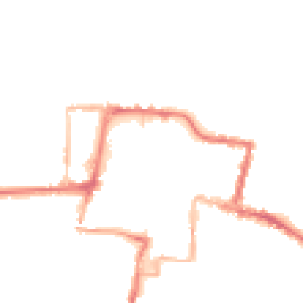 Night-time road noise heatmap for DA11 0DB