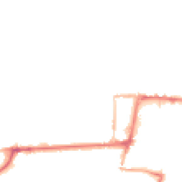 Night-time road noise heatmap for DA11 0DD