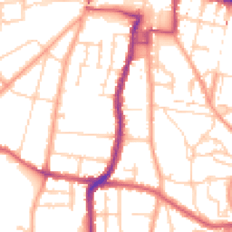Daytime road noise heatmap for DA11 0DU