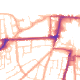 Daytime road noise heatmap for DA11 0ED