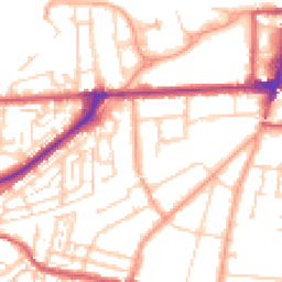 Daytime road noise heatmap for DA11 0EL