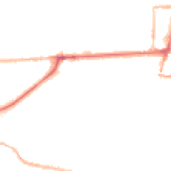 Night-time road noise heatmap for DA11 0EL