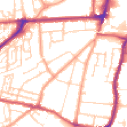Daytime road noise heatmap for DA11 0HU