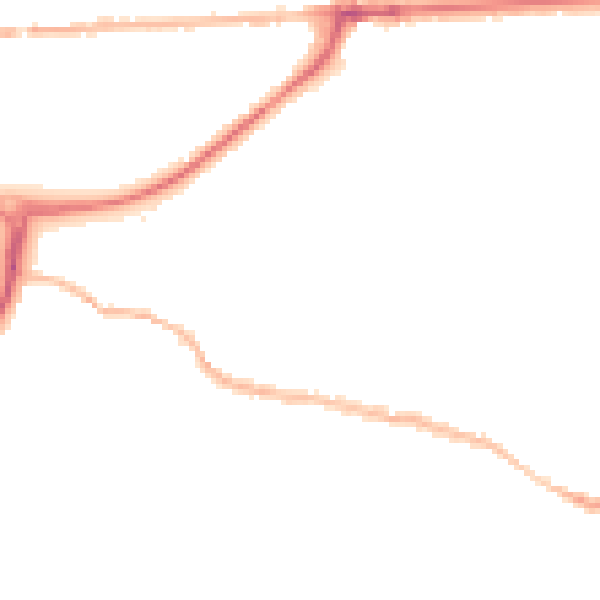 Night-time road noise heatmap for DA11 0JR