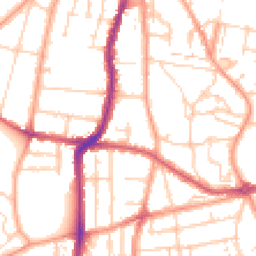 Daytime road noise heatmap for DA11 0LP