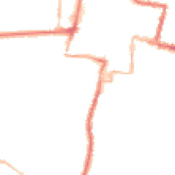 Night-time road noise heatmap for DA11 0PL