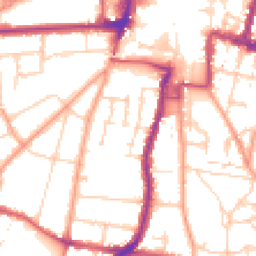Daytime road noise heatmap for DA11 0PP