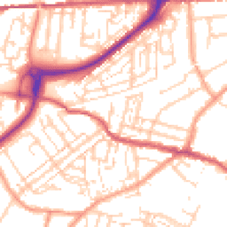 Daytime road noise heatmap for DA11 0RE