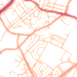 Daytime road noise heatmap for DA11 7AN