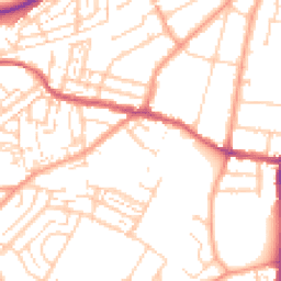 Daytime road noise heatmap for DA11 7AQ