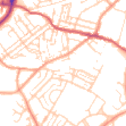 Daytime road noise heatmap for DA11 7AU