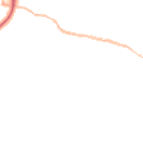 Night-time road noise heatmap for DA11 7AU