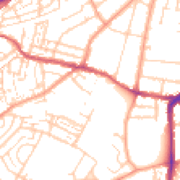 Daytime road noise heatmap for DA11 7DQ