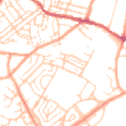 Daytime road noise heatmap for DA11 7ED