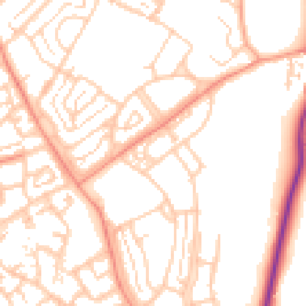 Daytime road noise heatmap for DA11 7HY