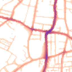 Daytime road noise heatmap for DA11 7LU