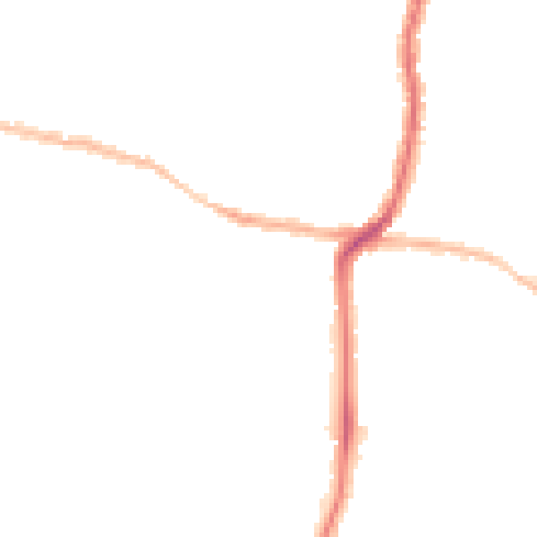 Night-time road noise heatmap for DA11 7LU