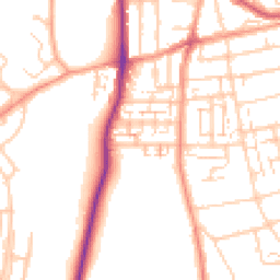 Daytime road noise heatmap for DA11 7NN