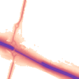 Night-time road noise heatmap for DA11 7PB