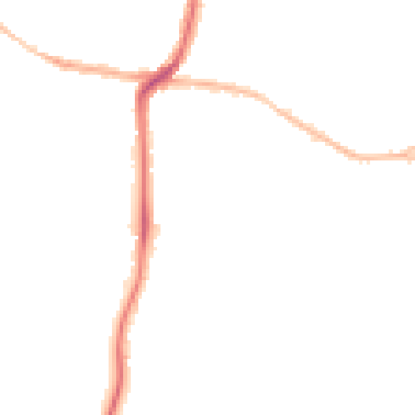Night-time road noise heatmap for DA11 7PZ