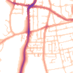 Daytime road noise heatmap for DA11 7QE