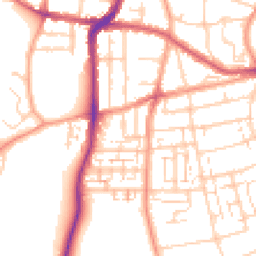 Daytime road noise heatmap for DA11 7QF