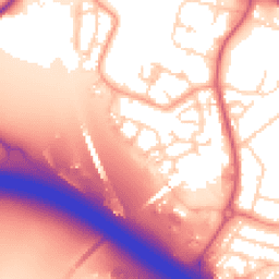 Daytime road noise heatmap for DA11 8FW