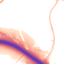 Night-time road noise heatmap for DA11 8FW