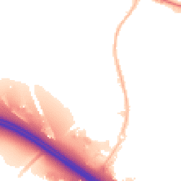 Night-time road noise heatmap for DA11 8GE