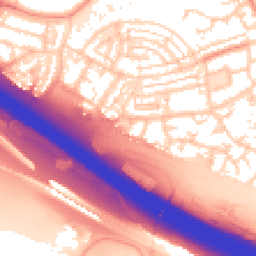 Daytime road noise heatmap for DA11 8NE
