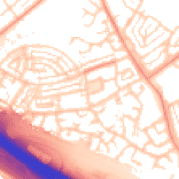 Daytime road noise heatmap for DA11 8NL