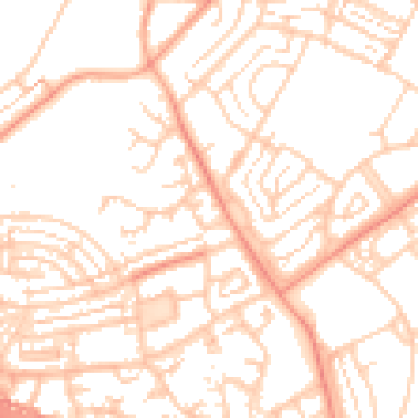 Daytime road noise heatmap for DA11 8SA